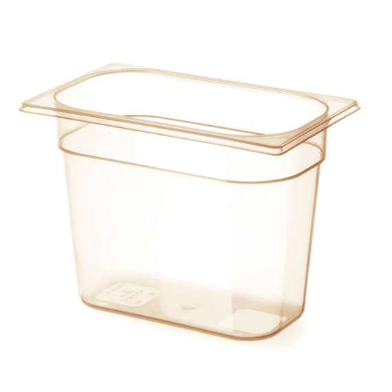 08711369869567_0.jpg Hendi Gastronorm-Behälter 1/4, hochtemperatubeständig, GN 1/4, 3,8L, Transparent, 265x162x(H)150mm – Bild 1