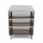 Maxima Gastro Maschinentisch - 60 x 80 cm - 120 kg Ladungskapazität - auf Rädern – Bild 2