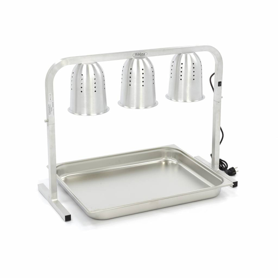09362042-maxima-heating-lamp-triple-1.jpg Maxima Gastro Wärmelampe - 3 Lampen - inkl. Lampen und 1 x 2/1 GN -Behälter – Bild 1