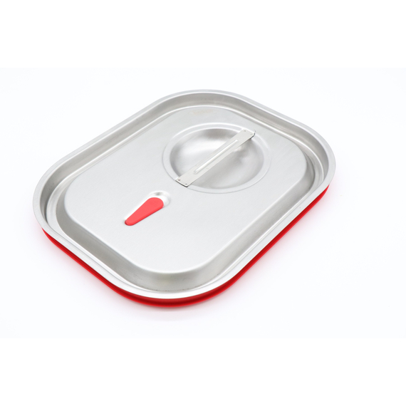 09367791_1.jpg Maxima Gastro Gastronormdeckel - 1/2 GN - Edelstahl - Luftdicht – Bild 1
