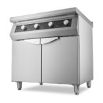 Maxima Gastro Induktionskocher 700 – 4 Brenner – 17000W – mit Untergestell