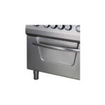 Maxima Gastro Heavy Duty Herd - 4 Brenner - Doppeleinheit - 70 cm Tief - mit Ofen - Elektrisch – Bild 5