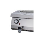 Maxima Gastro Heavy Duty Fritteuse - 2 x 12 l - Doppeleinheit - 70 cm Tief - mit Ablasshahn - Elektrisch – Bild 3