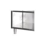 Maxima Gastro Heavy Duty Arbeitsschrank - Doppeleinheit - 70 cm Tief - Offen – Bild 3