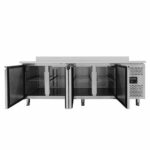 Vaiotec Kühltisch / 4-türig inkl. Aufkantung - Monoblock, 2230 x 700 mm – Bild 4