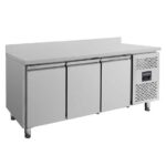 Vaiotec Tiefkühltisch / 3-türig inkl. Aufkantung - Monoblock, 1795 x 700 mm – Bild 3