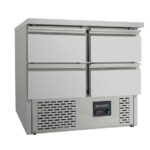 Vaiotec Kühltisch Mini / 2-fach - mit 4 Schubladen, 900 x 700 mm – Bild 3