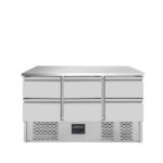Vaiotec Kühltisch Mini / 3-fach - mit 6 Schubladen, 1365 x 700 mm