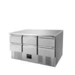 Vaiotec Kühltisch Mini / 3-fach - mit 6 Schubladen, 1365 x 700 mm – Bild 2