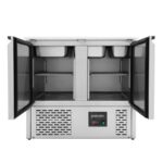 Vaiotec Saladette / 2-fach mit Klappdeckel, 900 x 700 mm – Bild 3