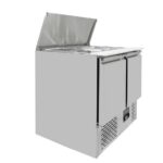 Vaiotec Saladette / 2-fach mit Klappdeckel, 900 x 700 mm – Bild 4