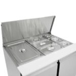 Vaiotec Saladette / 2-fach mit Klappdeckel, 900 x 700 mm – Bild 6