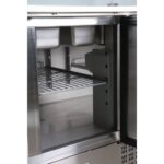 Vaiotec Saladette / 2-fach mit eckigem Glasaufsatz, 900 x 700 mm – Bild 5