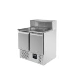 Vaiotec Pizza-Saladette / 2-fach - mit 2 Türen, 900 x 700 mm – Bild 2