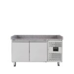 Vaiotec Pizzakühltisch / 2-türig "grau", 1510 x 800 mm