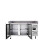 Vaiotec Pizzakühltisch / 2-türig "grau", 1510 x 800 mm – Bild 4