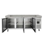 Vaiotec Pizzakühltisch / 3-türig "grau", 2020 x 800 mm – Bild 2