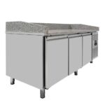 Vaiotec Pizzakühltisch / 3-türig "grau", 2020 x 800 mm – Bild 3
