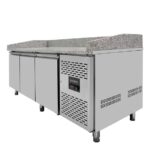 Vaiotec Pizzakühltisch / 3-türig "grau", 2020 x 800 mm – Bild 4