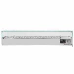 Vaiotec Kühlaufsatz mit Glasabdeckung 10xGN1/4, 2000 x 335 mm – Bild 2