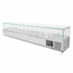 Vaiotec Kühlaufsatz mit Glasabdeckung 10xGN1/4, 2000 x 335 mm – Bild 4