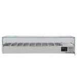 Vaiotec Kühlaufsatz mit Glasabdeckung 9xGN1/3, 2000 x 395 mm