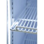 Vaiotec Topline Getränkekühlschrank 1 Tür / 155 Liter mit Leuchtaufsatz "schwarz", 390 x 480 mm – Bild 5