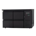 Vaiotec Barkühltisch schwarz / 4 Schubladen - 280 l, 1465 x 520 mm – Bild 3