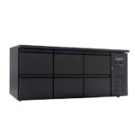 Vaiotec Barkühltisch schwarz / 6 Schubladen - 425 l, 2005 x 520 mm – Bild 2