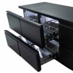 Vaiotec Barkühltisch schwarz / 6 Schubladen - 425 l, 2005 x 520 mm – Bild 4