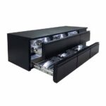 Vaiotec Barkühltisch schwarz / 6 Schubladen - 425 l, 2005 x 520 mm – Bild 5