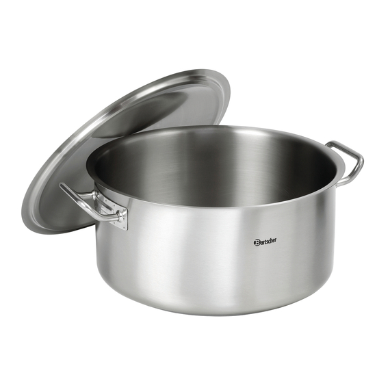 100440_1.jpg Bartscher Kochtopf 25L mit Deckel – Bild 1