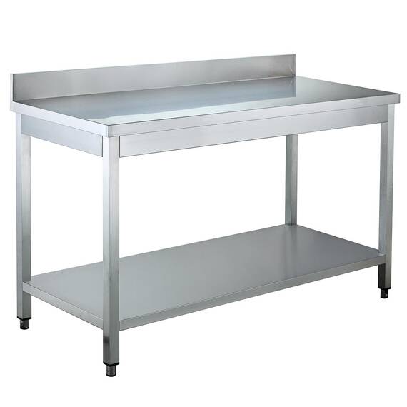 10047-1.jpg Vaiotec Arbeitstisch / mit Grundboden & Aufkantung, 1000 x 600 mm – Bild 1