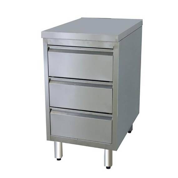 10056-1.jpg Vaiotec Schubladenschrank mit 3 Schubladen, 400 x 600 mm – Bild 1