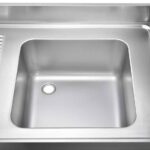Vaiotec Spültisch / 1 Becken rechts und Abtropffläche, 1000 x 700 mm – Bild 2
