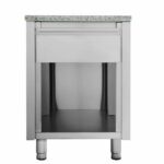 Vaiotec Kassentisch mit Schublade "grau", 600 x 820 mm