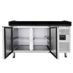 Vaiotec Pizzakühltisch / 2-türig "schwarz", 1510 x 800 mm – Bild 2