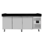 Vaiotec Pizzakühltisch / 3-türig "schwarz", 2020 x 800 mm