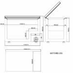 Vaiotec Kühl/Tiefkühltruhe 255 mit Klappdeckel, 1164 x 560 mm – Bild 7