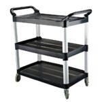 Vaiotec Servierwagen Kunststoff "small" / 3 Böden, 845 x 430 mm