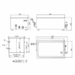 Vaiotec Bain-Marie mit Ablasshahn GN1/1, 338 x 600 mm – Bild 4