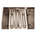 Vaiotec Elektro Fritteuse 2 Becken mit Ablasshahn 8 + 8 Liter, 600 x 570 mm – Bild 4