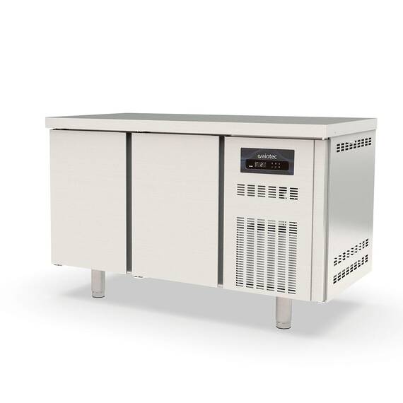 10288-1.jpg Vaiotec Topline Kühltisch / 2-fach GN1/1 mit 2 Türen, 1345 x 700 mm – Bild 1