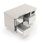 Vaiotec Topline Kühltisch / 2-fach GN1/1 mit 4 Schubladen, 1345 x 700 mm – Bild 2
