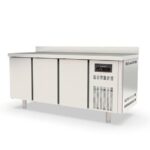 Vaiotec Topline Kühltisch / 3-fach GN1/1 mit 3 Türen & Aufkantung, 1795 x 700 mm