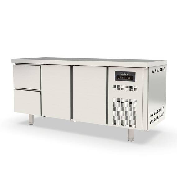 10296-1.jpg Vaiotec Topline Kühltisch / 3-fach GN1/1 mit 2 Schubladen / 2 Türen, 1795 x 700 mm – Bild 1