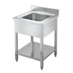 Vaiotec Topline Spültisch / 1 Becken, 800 x 600 mm