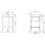 Vaiotec Topline Spültisch / 1 Becken, 800 x 600 mm – Bild 2