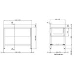 Vaiotec Topline Spültisch / 2 Becken, 1200 x 700 mm – Bild 2