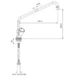 Vaiotec Topline Mischbatterie mit Schwenkhahn & 2 Mischventilen - Einloch, 55 x 300 mm – Bild 4
